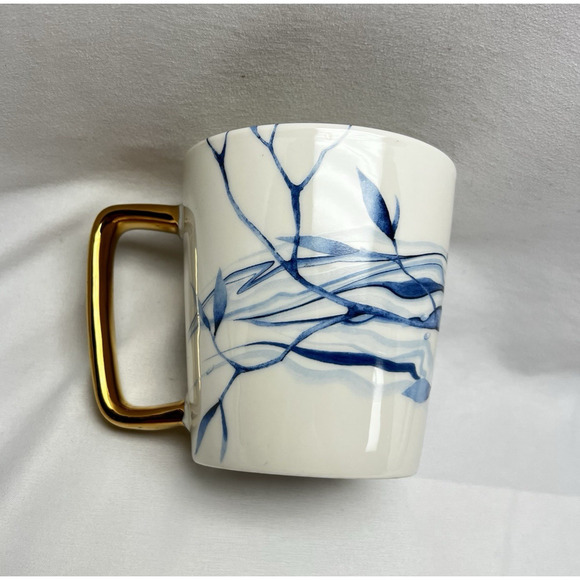 Heinen Delfts Blauw Coffee Tea Cup Mug Golden Ear Kingfisher Beautiful Fun Mug - Picture 2 of 8